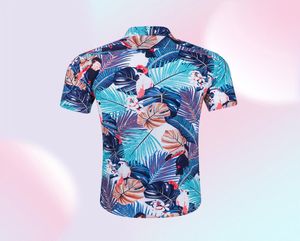 Mens modeskjorta toppar färgglada ananasmönster Hawaii strandsemester T-shirt pojkar trycker tees 16 Styles8222635