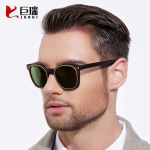 Hölzerne polarisierte schwarze Sandelholz Sonnenbrille, Unisex -Bambus und Holzbrillen