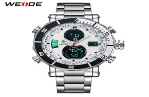 Weide Mens Sports Quartz Movement Digital Calendar Alarm Chronograph Chronograph Chronograph ClockリストウォッチRelogio Masculino3828178