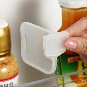 Kök lagringsavdelare klipp partition brädet plast kylskåp infällbar hyllarrangör