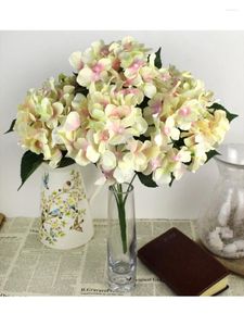 Decorative Flowers 1pcs 7 Spring Hydrangea Wedding Decoration Simulation Wholesale European Bouquet Flowers.