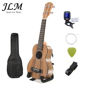 Cables Dropshipping 21 Inch Ukulele Soprano 4 Strings Mini Guitar 15 Frets Hawaii Ukelele Closed Knob Uku Wholesale