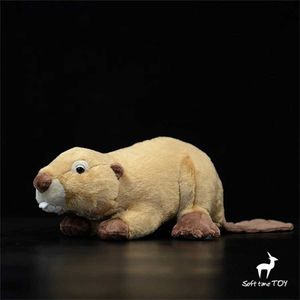 Plush Plush Animals Beaver High Fidelity Anime Śliczne wydry Plushie lutra Plush Toys LifeeLee Fike Fille Symulacja Paszplowa lalka Kawai Prezenty dla dzieci L47