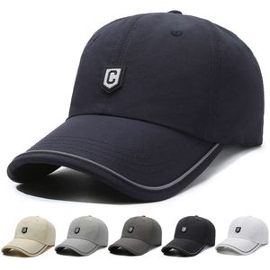 Men's Summer Thin Quick Drying Duck Tongue Outdoor Sunscreen Sun Leisure Sunshade C Letter Baseball Hat