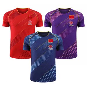 CHINA EQUIPE TENHEIRA DE TENNIS DE TENNIS PARA HOMENS MAIOS MAIOS MEMAN PING PONG Pong Jersey Boy Table Tennis Shirt Tennis Kit Soccer Roupos de futebol 240402