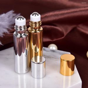 Storage Bottles 1 Roller 5ml Essential Oil With Glass Balls Perfumes Lip Roll On Bottle