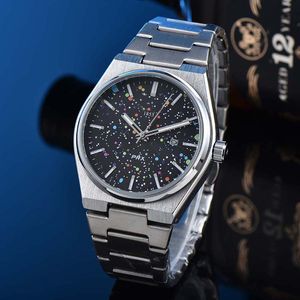 Верхние бренды ткани наручные часы мужчины смотрят три иглы Quartz Watch 1853 Роскошные браслеты для брака.