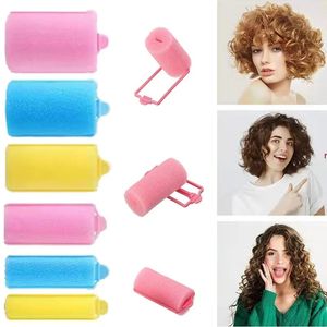 Weicher Schwamm Schaumkissen Haarkrollen Curlers Friseur Friseur DIY CURLS Friseur Kit DIY Home Frisur Styling Tools