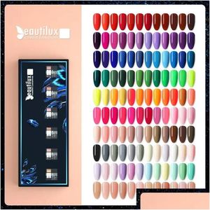 Nagelkunst Kits Gel Beautilux Polish Kit 6PCS/SET X10ml Einweichen von UV LED Nails Varnish Set Semi Permanent Gel Lacquer Geschenkbox DIY DROP OTM4M