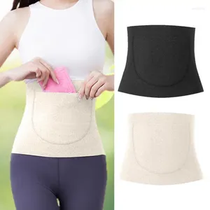 Teppiche abdominal warmes Pad Doppeltaschen Samt Taille Wickel bequemer Magen Winterversorgungen dicker hautfreundlicher Bauch