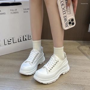 Casual Shoes Spring Autumn Breattable Flats Solid Color Young Woman White Women Sneakers Women's Vulcanize