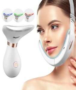 EMS V Line Up Slimming Belt LED Pon Skin Rejuvenation Wrinkle Double Chin Remover Face Lifting Tightening Neck Slimmer 2203013798406