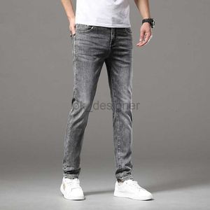 Men's Jeans designer High end New Spring/Summer Jeans Men's Elastic Straight Fit Casual and Minimalist Business denim Pants