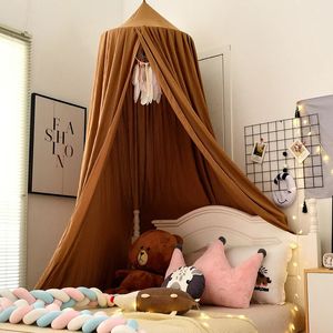 Baby Berço de berço tenda pendurada cúpula mosquiteira cama bebê quarto bebê quarto decoração infantil cama de dossel tenda 240410