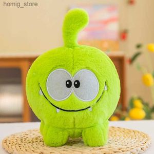 ぬいぐるみ人形25cmホットゲーム漫画ロープom om nom frogぬいぐるみ動物ぬいぐるみコレクションギフトy240415