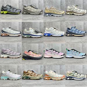 デザイナー屋外のさまざまな地形ハイキングシューズスカイラインカプセルシリーズXT-6 Madder Mocha Mousse Low Cut Aurban Off-Road Breseable Casual Sports Shoes 35-46