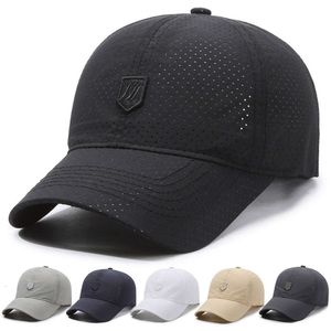 Men's Summer Thin Laser Perforated Baseball Quick Drying Duck Tongue Outdoor Leisure Sun Hat