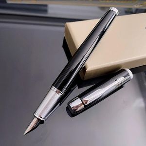 Classic Design Brand Parker Metal Fountain Pen Black Ink Business Office Signature Pennor