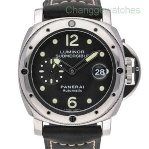 Designer armbandsur Luxury Wristwatch Luxury Watch Automatisk klocka på Sales Penerei Luminor Submarine PAM00024 med 44mm stålfodral och svart urtavla Excyokimq1m