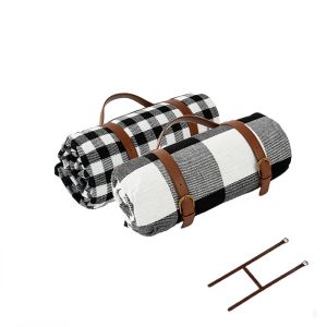 Pads Thick Leather Straps Picnic Mat Outdoor Picnic Camping Moistureproof Mat Picnic Cloth Camping Hiking Camping Equipment