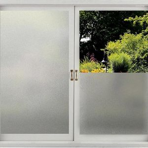 Window Stickers Home Matte Frosted Film Privacy Sun Blocking Self Adhesive Covering Opaque Glass For Bathroom Office