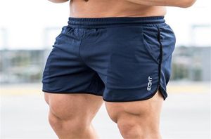 Pantaloncini da corsa Mens Summer Sport Fitness Body Building Pantaloni della tuta Suborta Short Male Sexy Gym Men2481778