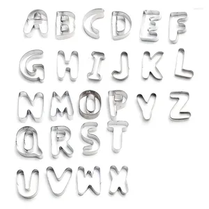 Backformen 26pcs Alphabet Fondant Kuchenform Keks Stempel beeindrucken