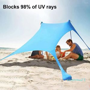 Tents And Shelters Beach Tent Uv Protection Canopy Outdoor Sun Shelter With Waterproof Uv-proof Awning Easy Installation For