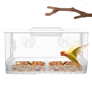 Другие птицы поставляют кормушку прозрачный прозрачный лоток для оконного подноса в доме
