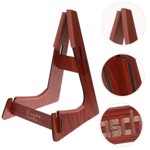 ケーブルギタースタンドフロアラックブラケットホルダー木製ディスプレイバンジョーエレクトリックマンドリンウッドバステーブル垂直ツールサポートショップバイオリン