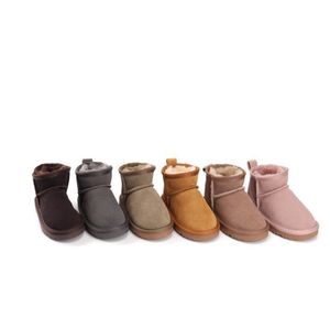 Booties per bambini Stivali da neve Australia Boots Boots Boots Boys Boys Shoe Shoe Kid Children Girls Designer Youth Guida pelle