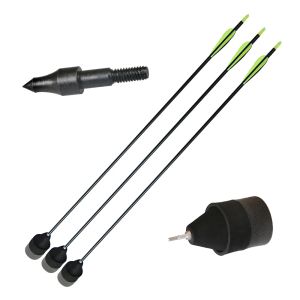 Darts 1set Archery Fiberglas Arrow med skumpilspetsspel Bow Arrow för utomhussporttillbehör