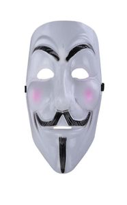 V dla Vendetta Mask Anonimowy facet Fawkes Fancy Fajny kostium Cosplay Maska na imprezy karnawał jeden rozmiar pasuje do większości nastolatków dla dorosłych1243266