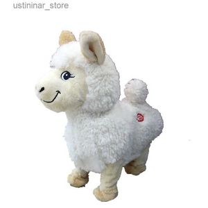 Stuffed Plush Animals 2021Eelectric Dolls Dance And Sing And Shake Ass Alpaca Novelty Plush Toy Grass Mud Horse L47