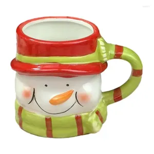Tazze per le vacanze di Natale caffè in ceramica in ceramica tazza di tazza di renna per tavolo da tavolo per