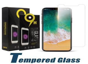 Screen Protector Protective LCD -härdad glasfilm för iPhone 12 11 13 Pro X Xs Max 8 7 6 Plus Samsung J3 J7 Prime LG Stylo 43182163