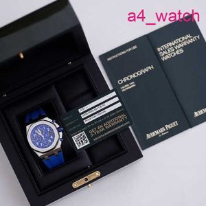 AP Machinery Wrist Saat Mavi Elf Kraliyet Meşe Offshore 26470ST MENS SAAT HASIL Çelik Mavi Yüz Otomatik Makine İsviçre Ünlü Lüks Spor Saati