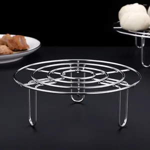 Double Boilers Steamer Shelf Rack Multifunction Stainless Steel Heavy Duty Round Pot Pan Tray Stand Kitchen Cookware Accessories