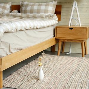 Mattor Hög tredimensionell FLW Color Design Tessel Edge Cotton Area Rug för sängen vardagsrum tapeter para casa sala tapis salong