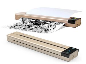 Mini Tattoo Transfer Machine TOEC Thermal Stencil Copier Portable Tattooing Printer med USB WiFi Bluetooth Connection7898247