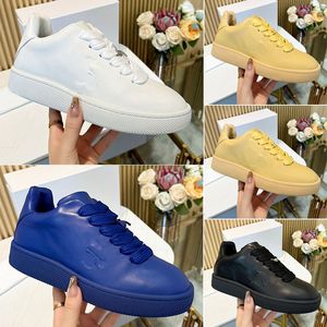 Designer BOX Simplicity Women Sneakers leather made upper mens designer Low help shoes Fashionable comfortable Square head Casual office Shoes