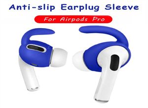 2021 Yumuşak ve Ultra İnce Antilost Silikon Kulaklıklar Kulaklık Kılıfı Kulak Düzeni Kapak AirPods Pro Antislip Kulaklık Eartip Fiş WI2271917