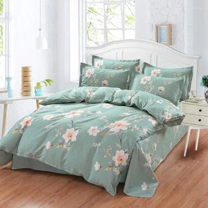 Sängkläder set morgon glans sängkläder blommor 4 st lakan täcke täcke kudde sängkläder god kvalitet och försäljning