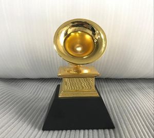 Grammy Ödülü Gramophone Metal Kupası 11 Ölçek Boyutu Naras Müzik Hadi Hediyelikleri Ödül Heykeli Baslk Base1659323