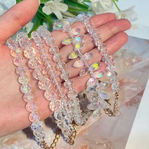 Crystal trasparente colorato con edizione coreana Instagram sirena vento Bracciale creativo HZS1985