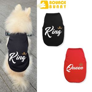 Cat and dog fashion design printed clothing trendy brand pet small mediumsized sleeveless vest 240411