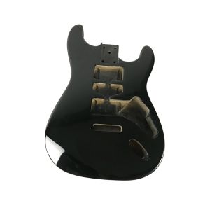 Gitara piękna połysk czarny pół gotowy Maple Wood St Guitar Body Guitar Gotowe muzyczne instrumenty akcesoria gitarowe