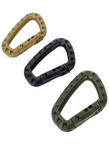 Tactical Outdoor Gadgets Gear EDC Muti Tool Link Keychain Snap Hook DRing Buckle Carabiner Clasp Clip Camping Equipment Hiking Ac2350587