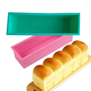Baking Moulds Silicone Cake Mold Accessories Rectangular Bread Toast Pan Home Kitchen Tools