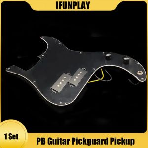 Cavi P BASS Pickup a battute caricate precarato per precisioni per basso 3 pickup PB Pbups Black Electrhi Guitar Parts